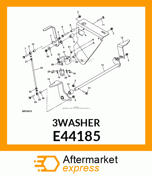 WASHER, GRINDER SPRING E44185
