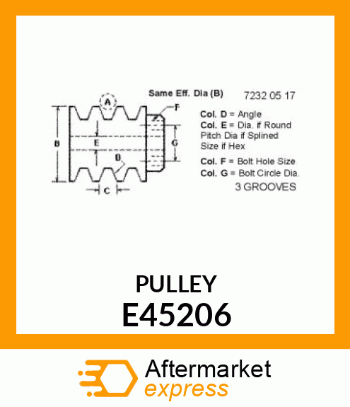 PULLEY E45206
