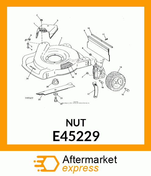 NUT, LOCK E45229