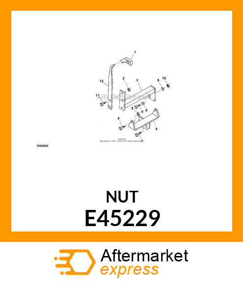 NUT, LOCK E45229