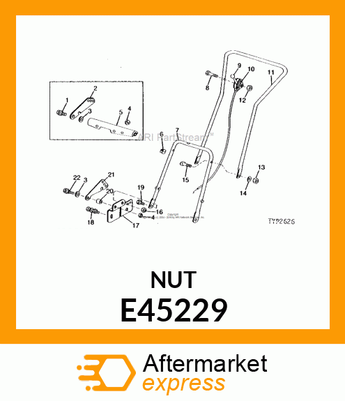 NUT, LOCK E45229