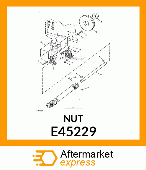 NUT, LOCK E45229