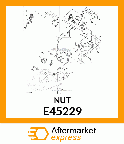 NUT, LOCK E45229