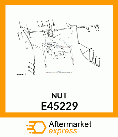 NUT, LOCK E45229