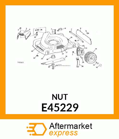 NUT, LOCK E45229