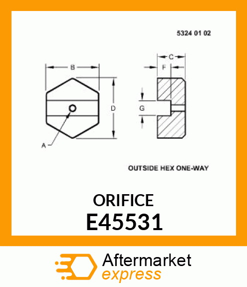 Orifice E45531