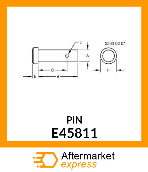 Pin Fastener E45811
