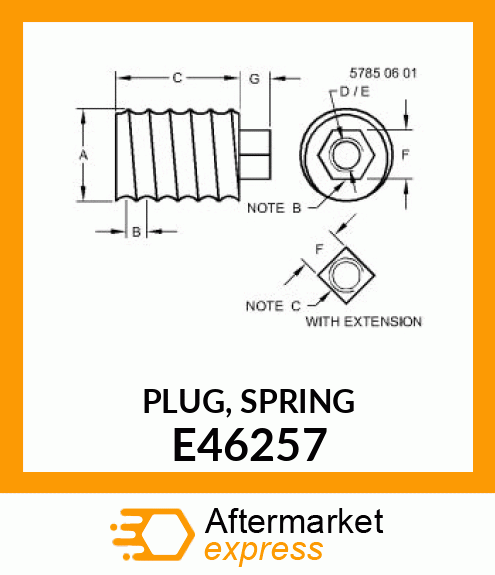 PLUG, SPRING E46257