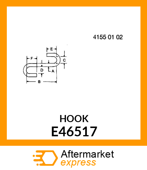 Hook E46517