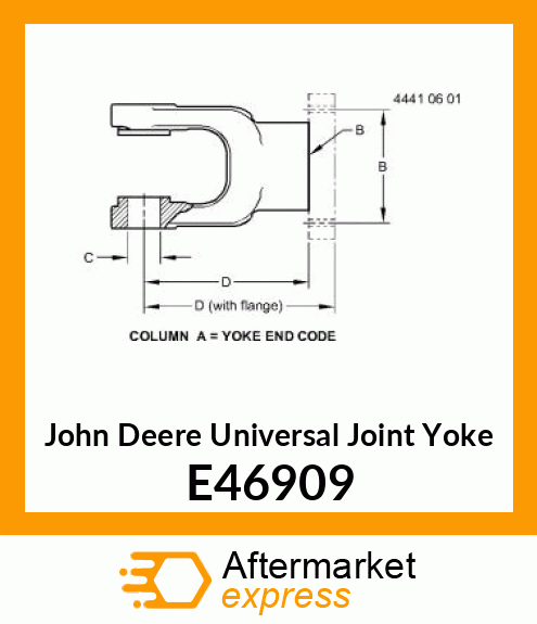 YOKE, CLAMP E46909