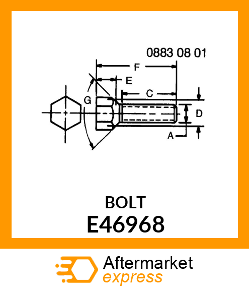 Wheel Bolt E46968