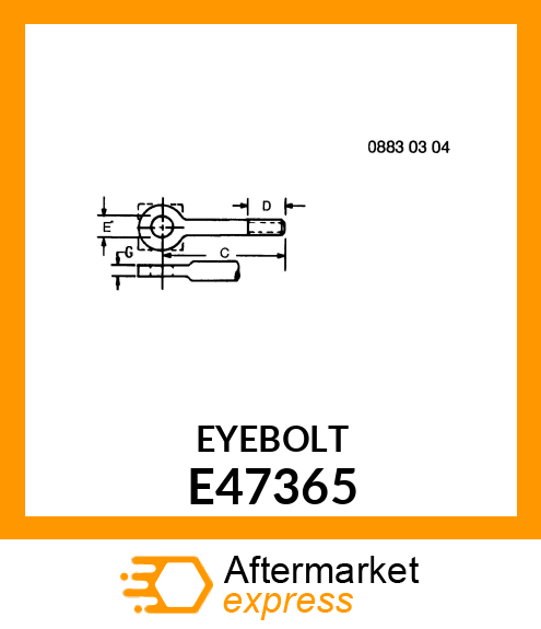 Eyebolt E47365