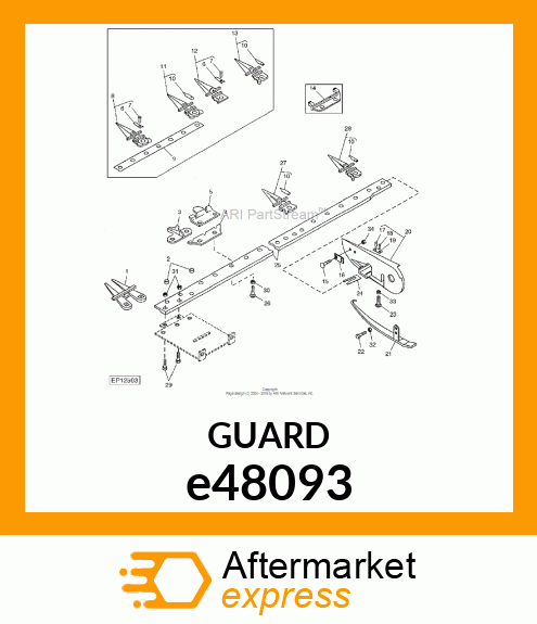 GUARD, SECTION (DOUBLE FORGED) e48093