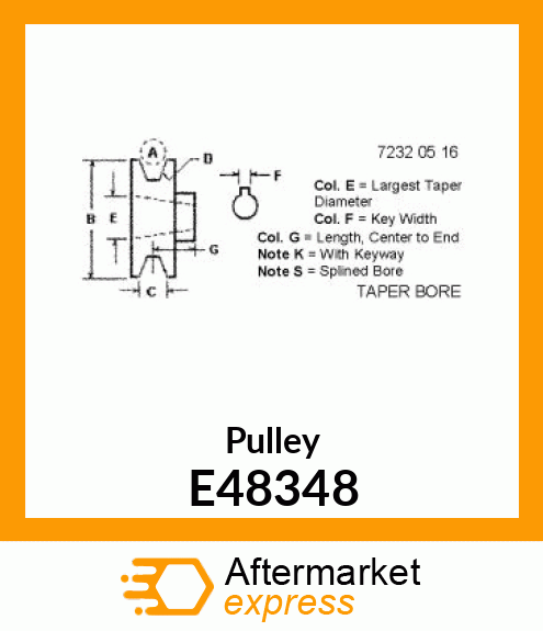 Pulley E48348