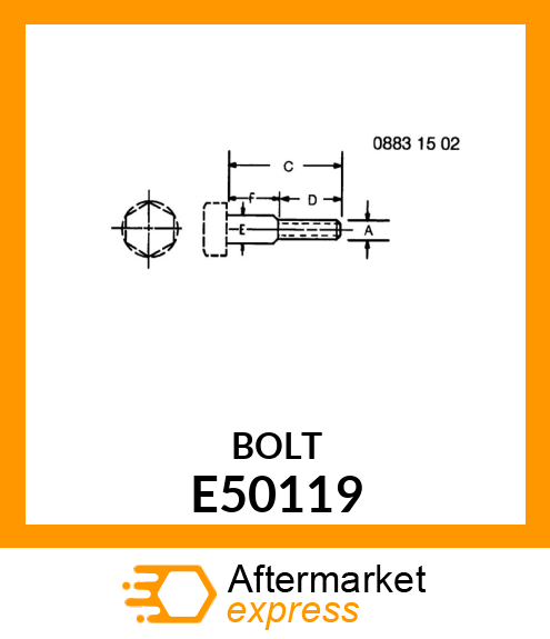 Bolt E50119