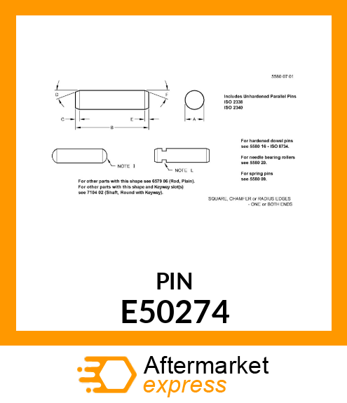 PIN SHEAR E50274