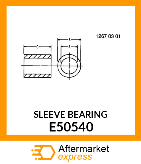 SLEEVE BEARING E50540