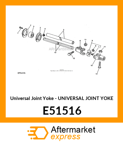 Universal Joint Yoke E51516