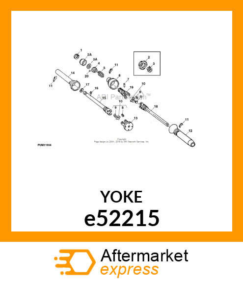 YOKE (SAFETY SLIDE LOCK ARM) e52215