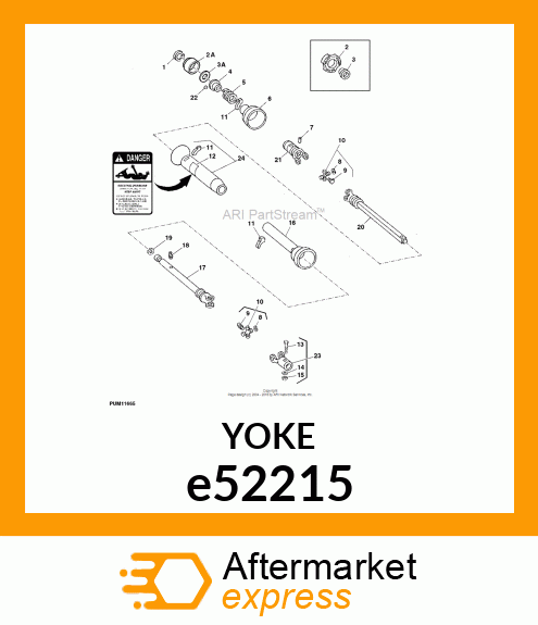 YOKE (SAFETY SLIDE LOCK ARM) e52215