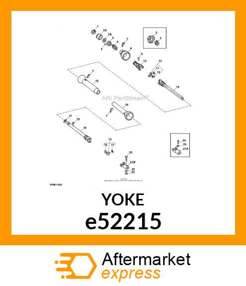 YOKE (SAFETY SLIDE LOCK ARM) e52215