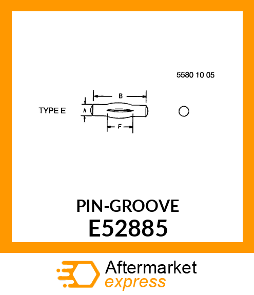 PIN, GROOVE E52885