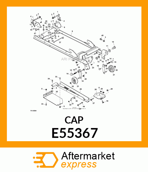 "NUT, LOCK (PUSHNUT FASTENER)" E55367