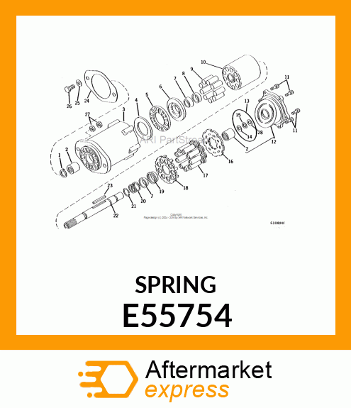 Spring - SPRING-COMPRESSION E55754
