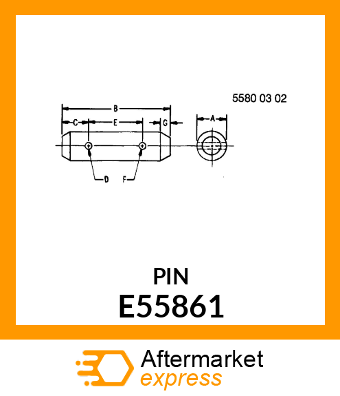 PIN, CLUTCH PAWL E55861