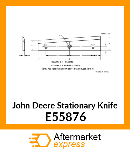 Stationary Knife E55876