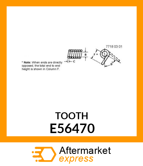 SPRING TOOTH E56470