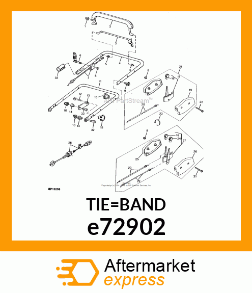 TIE BAND, BLACK e72902