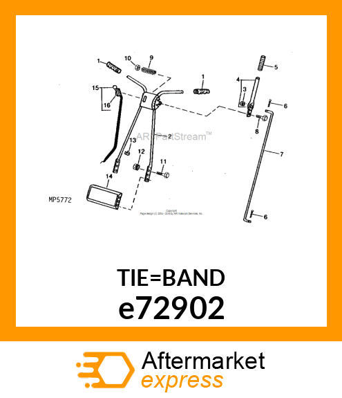 TIE BAND, BLACK e72902