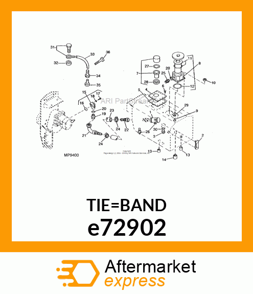 TIE BAND, BLACK e72902