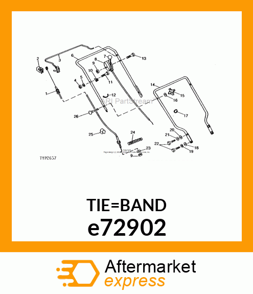 TIE BAND, BLACK e72902