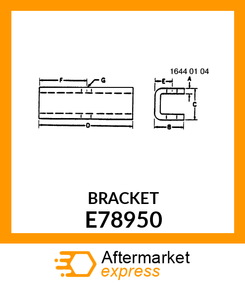 CHANNEL, (CYL RETAINER) E78950