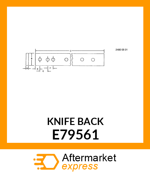 Knifeback E79561