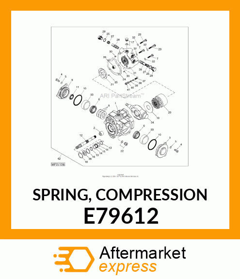 SPRING, COMPRESSION E79612