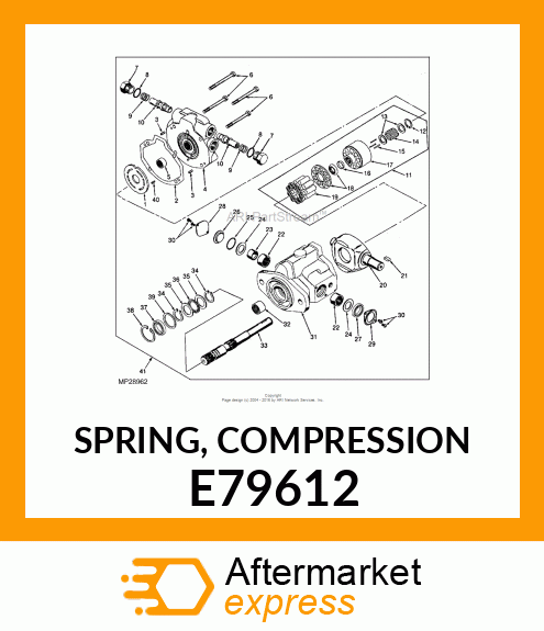 SPRING, COMPRESSION E79612