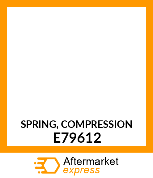 SPRING, COMPRESSION E79612