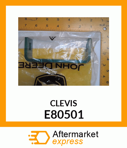 CLEVIS, (BELT GUIDE MOUNTING) E80501