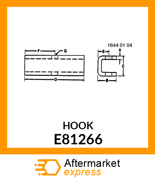 CHANNEL (GAUGE WHEEL ADJUSTMENT) E81266