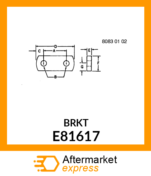 STRAP (TONGUE) E81617