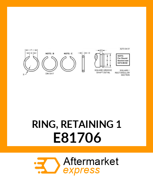 RING, RETAINING 1 E81706