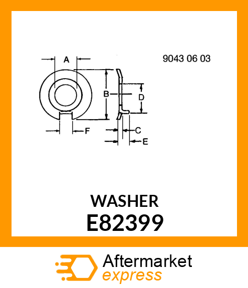 Washer E82399