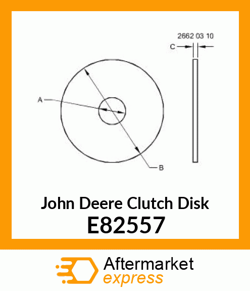 Clutch Disk E82557