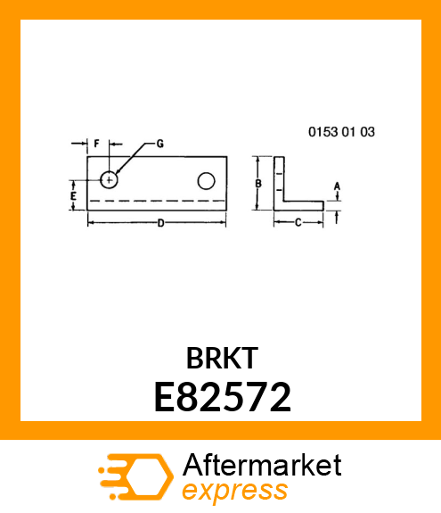 ANGLE (CONSOLE BRACKET) E82572