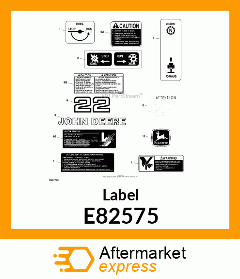 Label E82575
