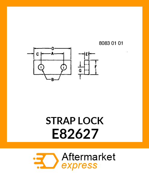STRAP LOCK E82627