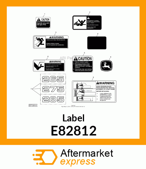 Label E82812
